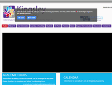 Tablet Screenshot of kingsleyacademy.org